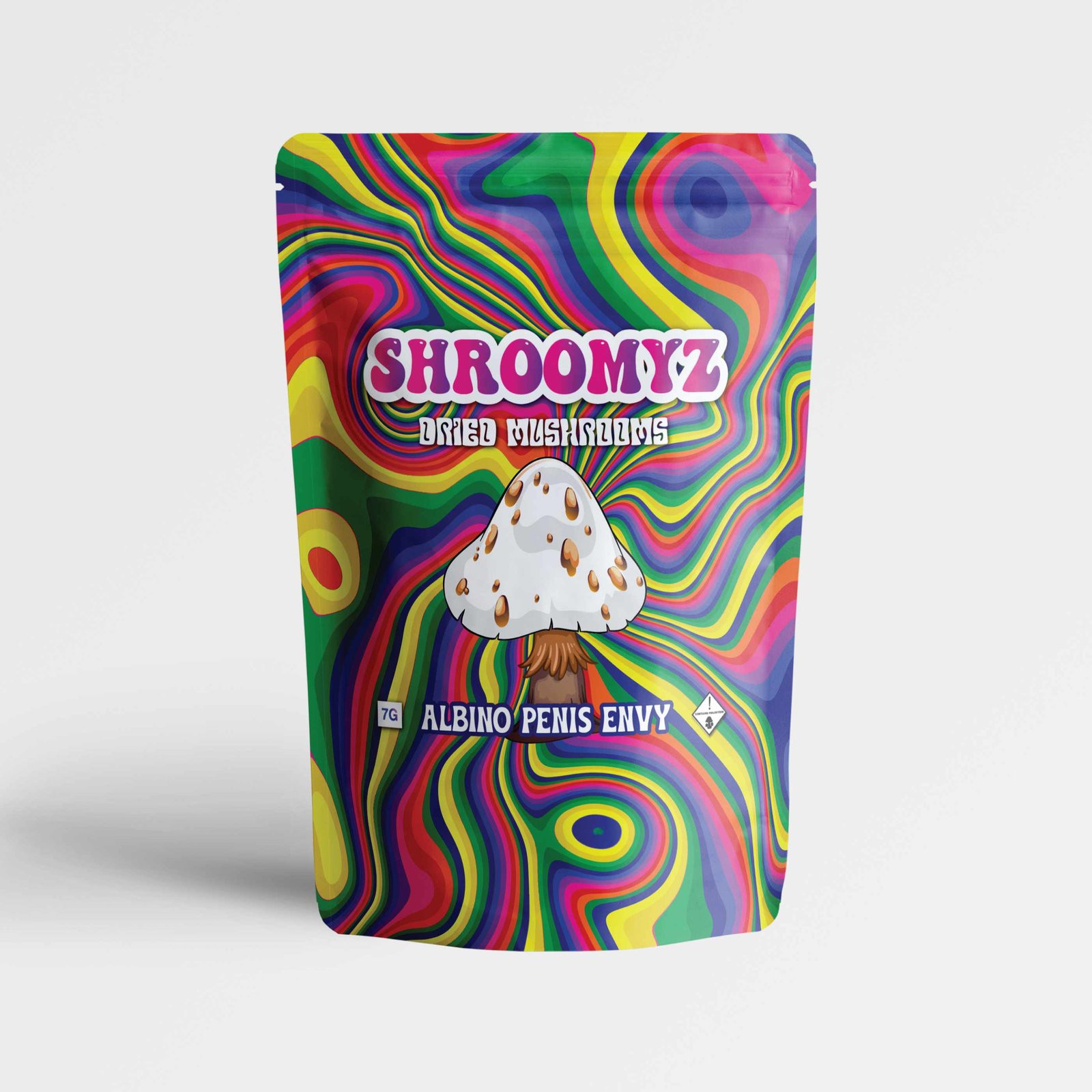 Shroomyz Albino Penis Envy dried magic mushrooms pack