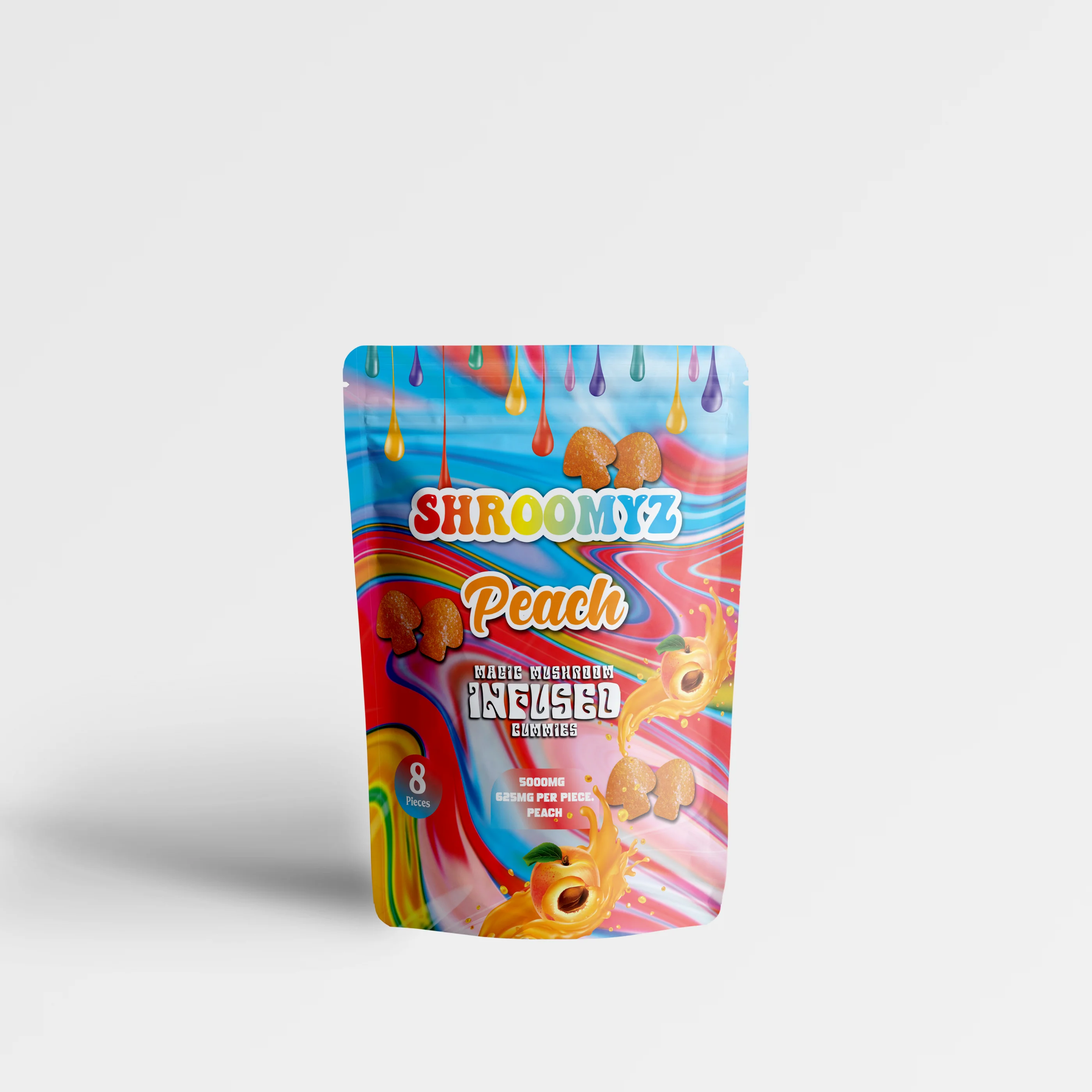 Shroomyz Peach Gummies