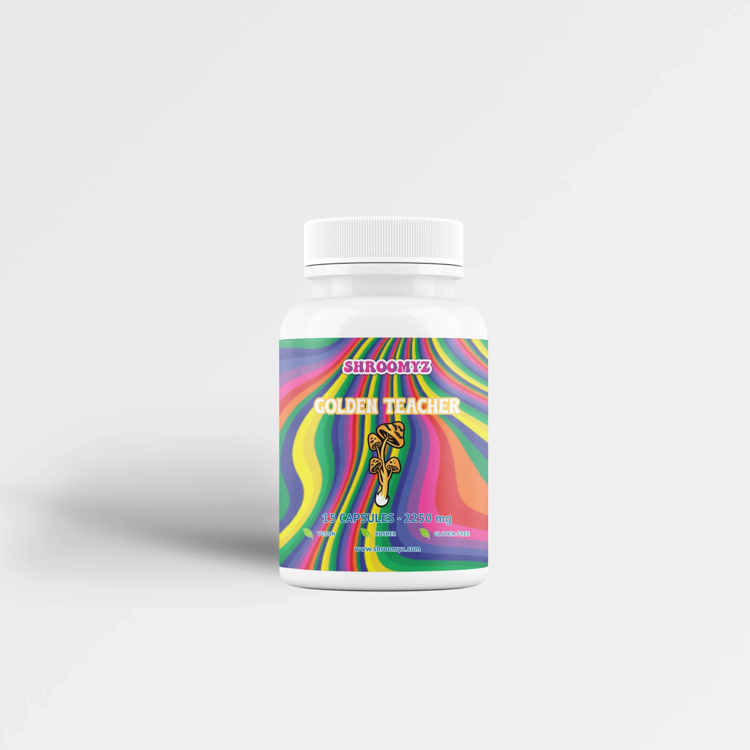 Golden Teacher 2250mg Capsules
